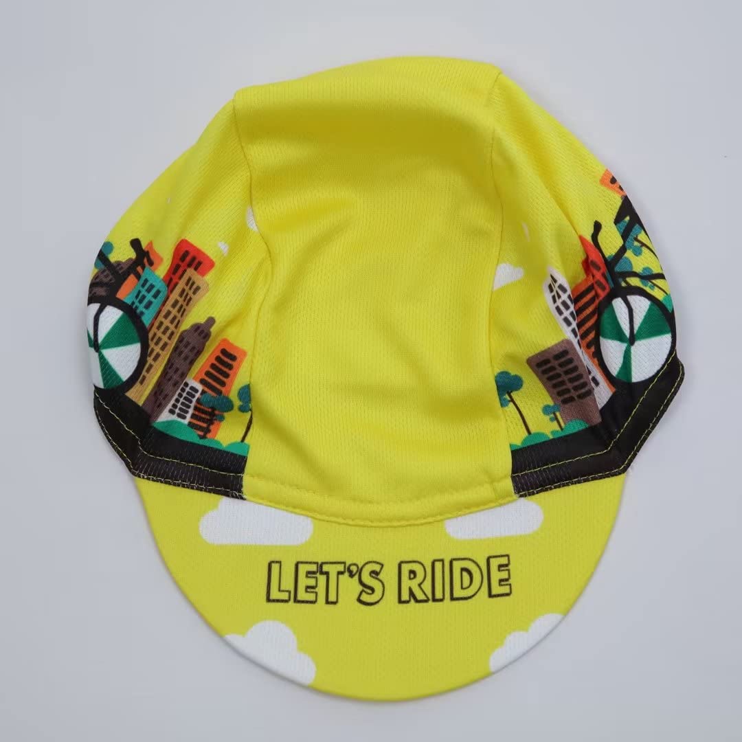 Casquette de cyclisme amusante pour homme et femme - Doublure de casque de vélo unisexe en polyester - Taille unique