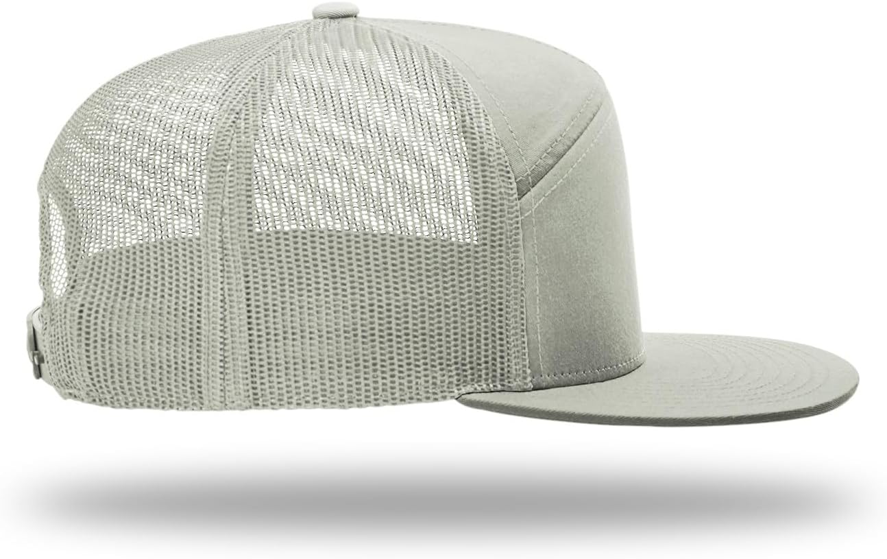 Richardson 168 168P Hat 7-Panel Trucker Cap Hi-Pro Snapback Cap Camo Hat Adjustable Baseball Hat Blank Hat Bulk Hats - Image 3