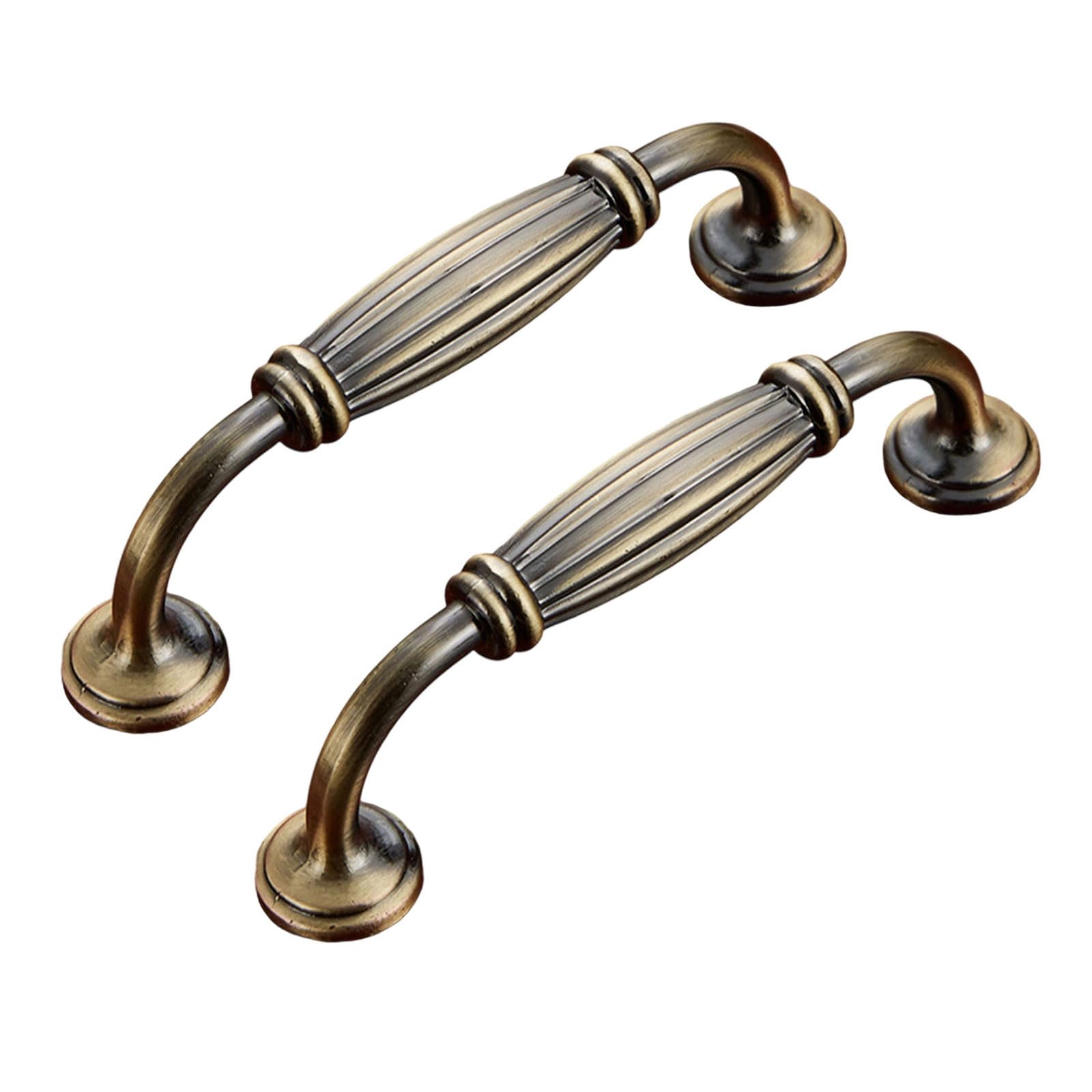 Tertioi 96Mm Zinc Alloy Cabinet Drawer Handles Cupboard Pulls Simple Furniture Decoration Easy Installation Furniture Handles And Dresser Knobs Vintage