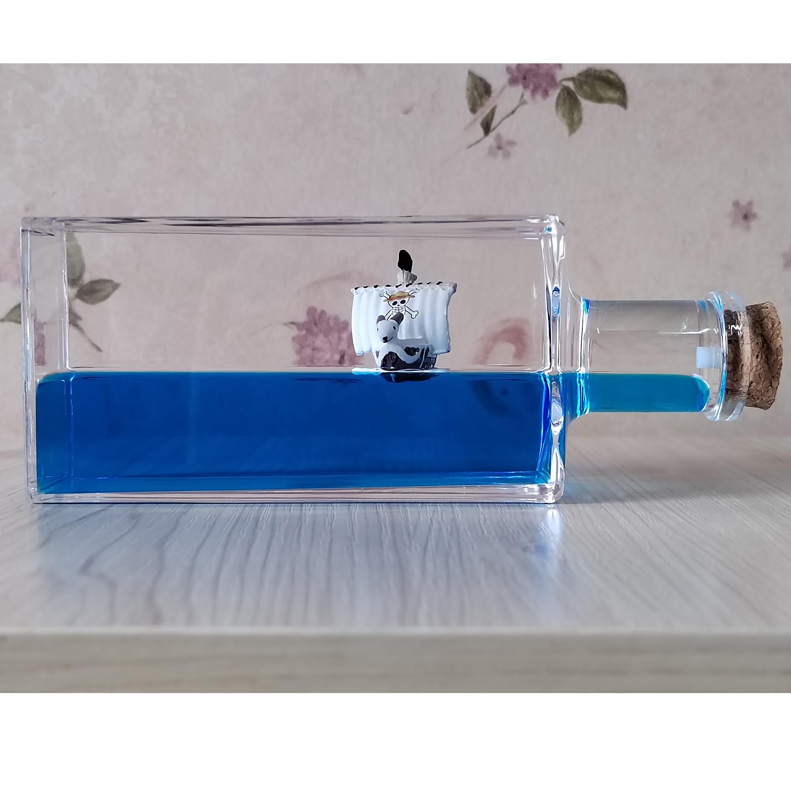 Unsinkable Boat Pirate Ship Model in a Box Bottle - Image 2
