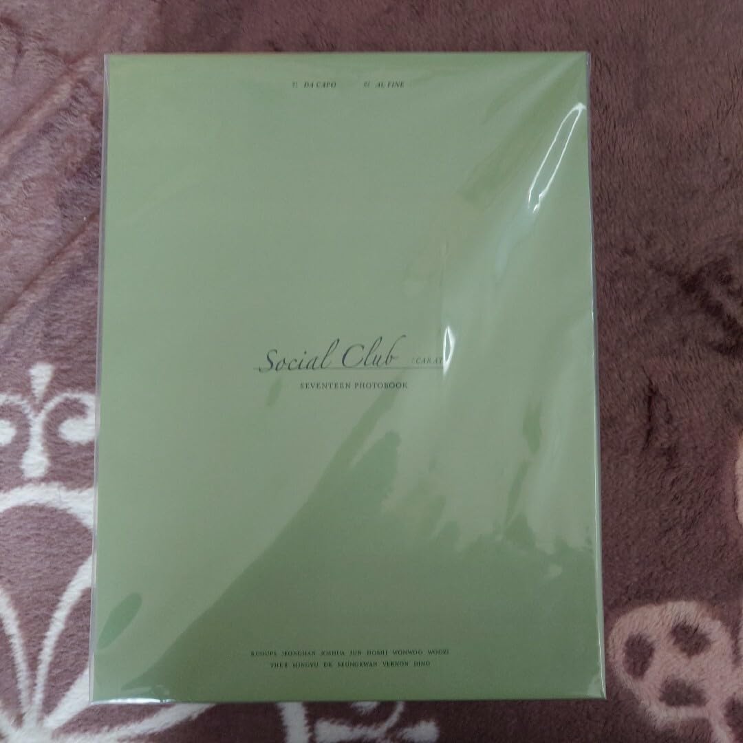 SEVENTEEN セブチ フォトブック social club SEVENTEEN、初となるコンセプトフォトブックを11月に日本で発売