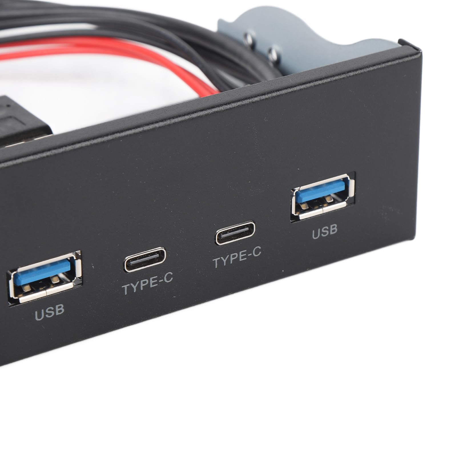 Hub USB C Interno da 19 Pin, 6 Porte USB 3.2 Gen 2x2 Pannello Frontale con 2 A e C, Lettore di Schede di Memoria e Jack, Trasferimento Dati A 5 Gbps, per Case di Computer PC Alloggiamento