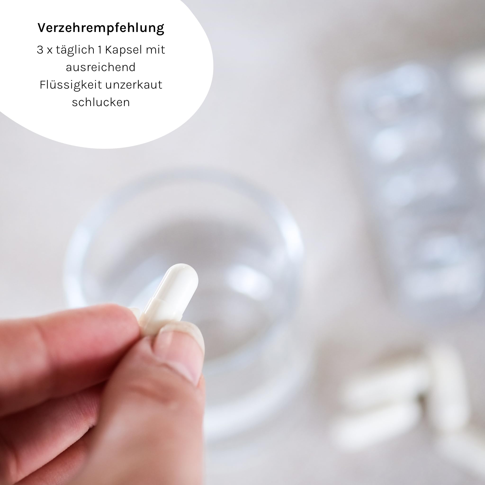 Astrid Twardy Kieselerde & Calcium Kapseln – Unterstützt Binde- und Stützgewebe – 3x60 Kapseln