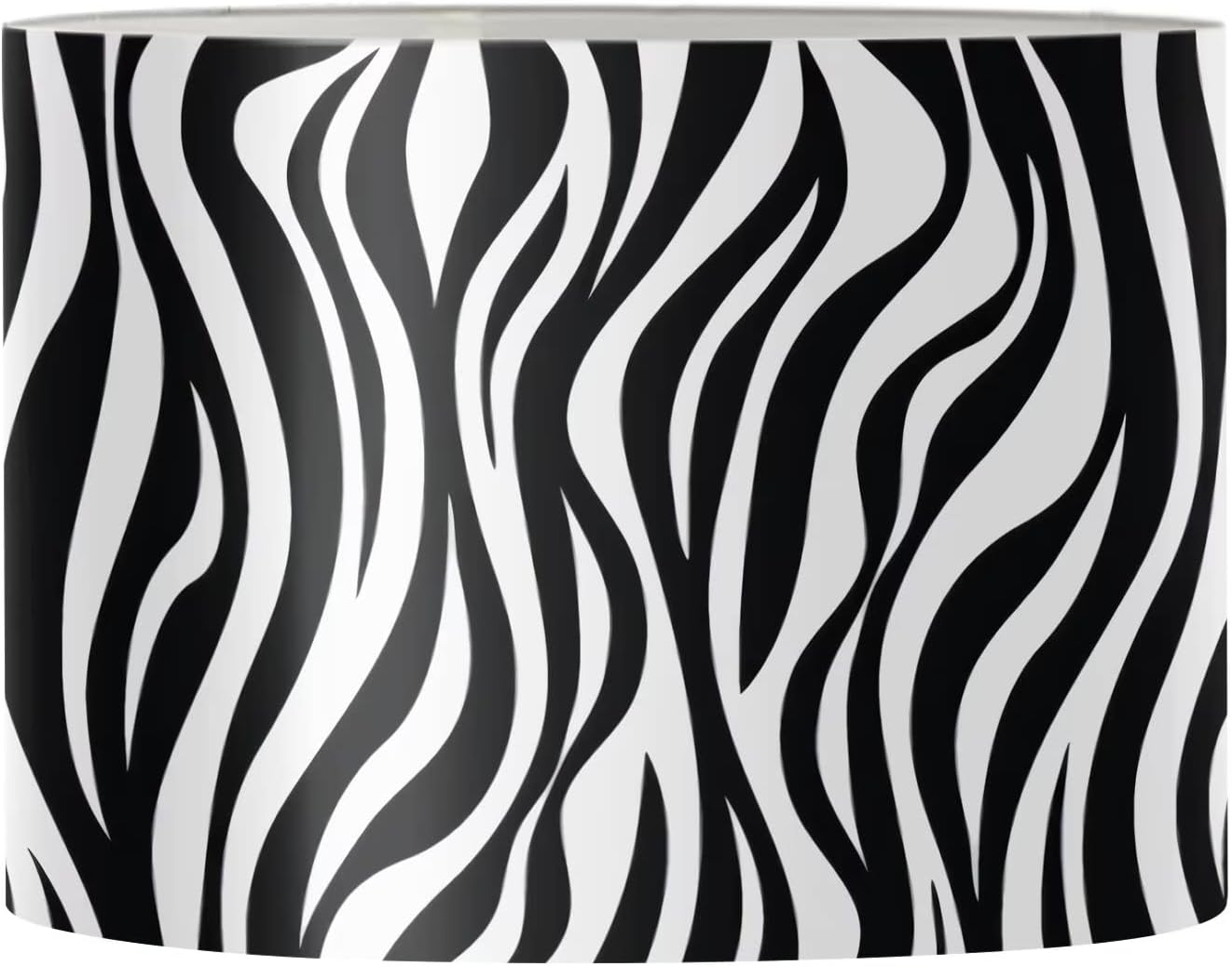 Suhoaziia Black White Zebra Print Lampshade for Table Lamp Floor Light