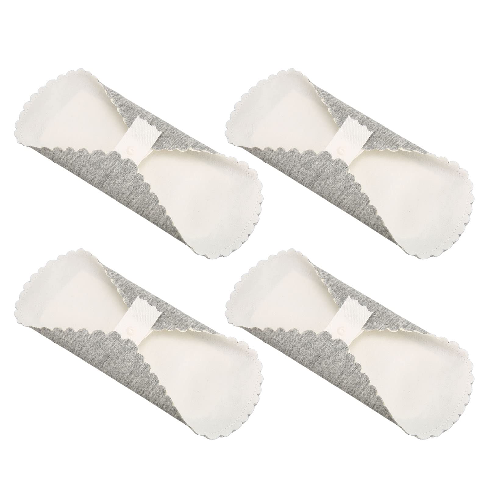 Wiederverwendbare Stoff-Slipeinlagen, Ultraweiches Graphen, Atmungsaktiv, Sehr Saugfähig, Auslaufsicher, Waschbar, Damenbinden für Frauen, Menstruationspflege, 4er-Pack (L)