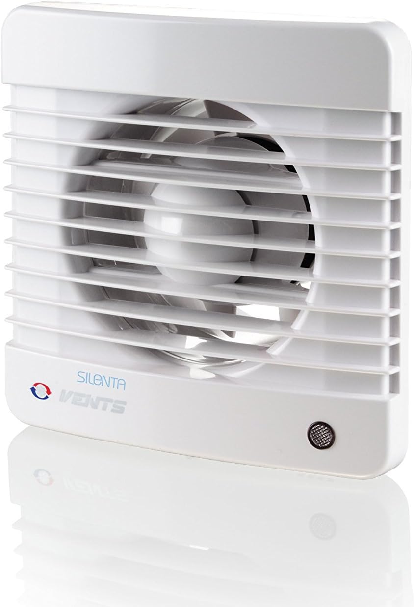 Silent Quiet Bathroom Extractor Fan with Timer & PIR Detector Low Energy - 100 mm 4" Dia