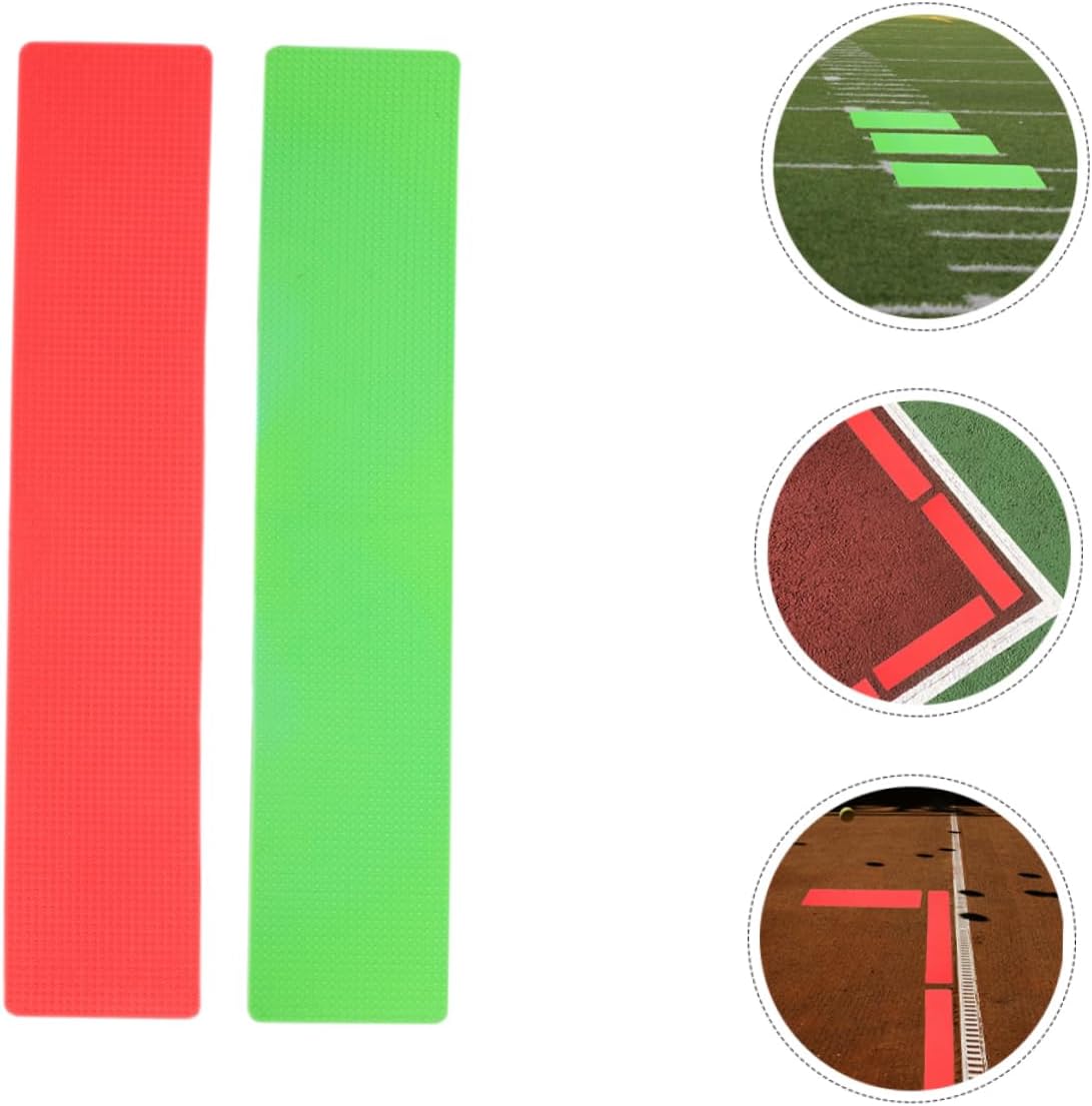 BESPORTBLE 10pcs Landmark Mat Markers for Pickleball Tennis Court Tennis Training Equipment