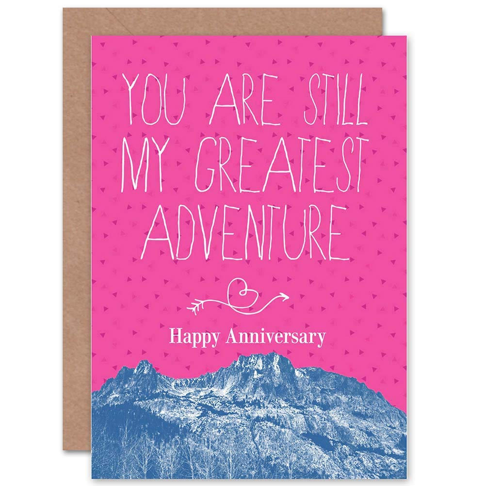 Wee Blue Coo CARD ANNIVERSARY WEDDING GREAT ADVENTURE GIFT