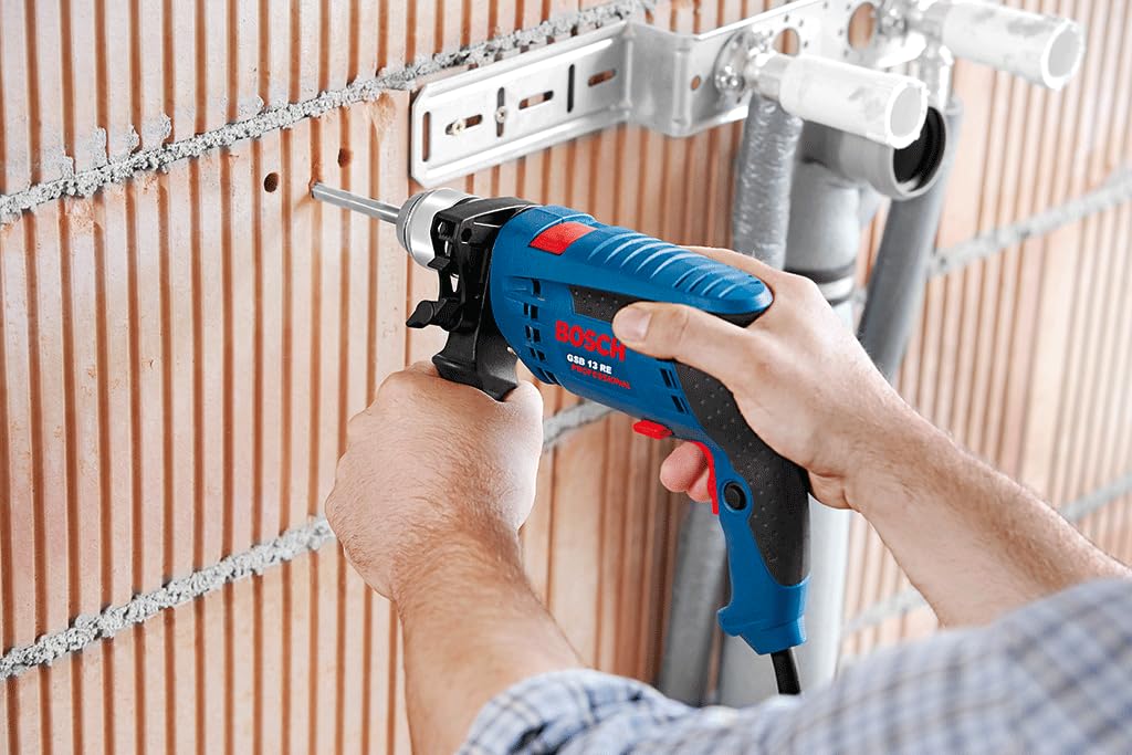 Bosch - Taladro Percutor 600W. 13Mm. Con Maleta Gsb13Re
