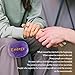 Cheer Up Encouragement Stone Gifts for Women Men Daughter Amethyst Healing Crystal for Sister Brother Daughter Anxiety Relief Items for Teens Niece Sisters Worry Stones for Anxiety Thumb
