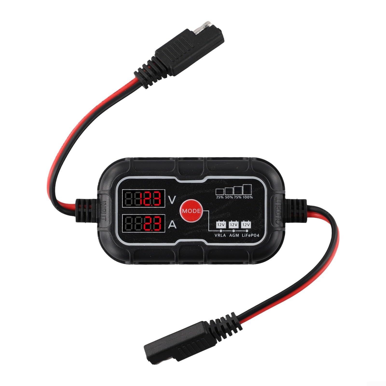 10A MPPT PV-Laderegler 12V Mit LCD & SAE-Anschluss – Wasserdicht, Intelligentes 3-Stufen-Laden Für AGM, Gel, Lithium & Mehr