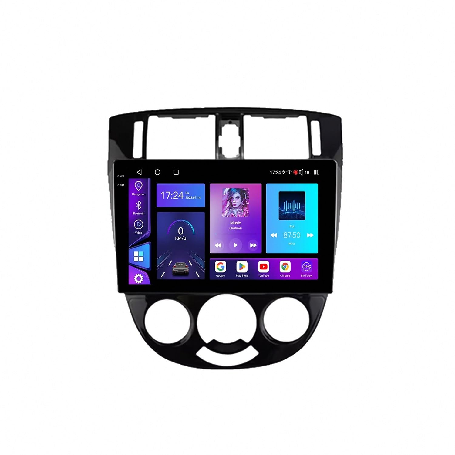 Ekran Carplay dla Chevrolet Lacetti J200 Excelle HRV 2004-2013 Przenośne Radio Samochodowe Z Ekranem Dotykowym Hd, Funkcją Mirror Link I Carplay;, 8 Rdzeń 8G+256G