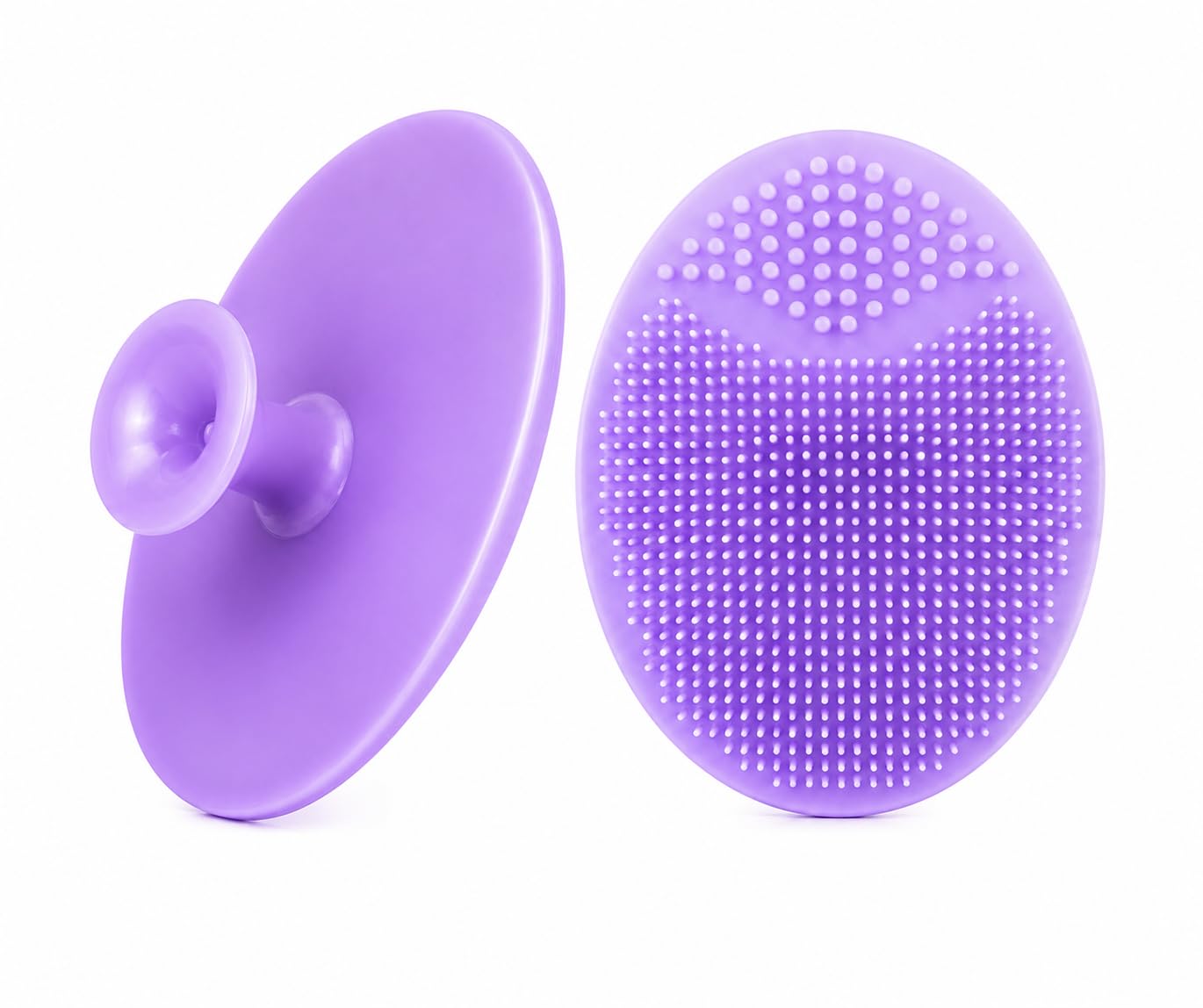 Face Cleansing Brush Pack of 2 | Soft Silicone Facial Cleansing & Exfoliating Brush | Deep Pore Cleanser & Blackhead Remover | Gentle Face Scrubber for Women, Men & Sensitive Skin | Reusable & Easy to Clean-image-31