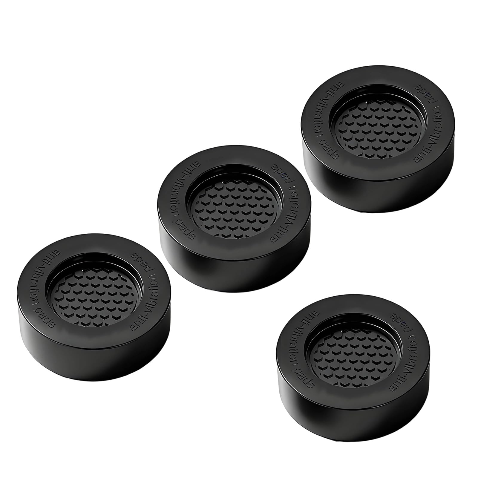 Msioytog 4Pcs Anti Vibrations Pad Washing Machine Base Foot Pad NonSlip Stabilizers for Laundry Washer & Dryer Noises Reduction Washing Machine Anti Vibrations Washer Shock Absorbers