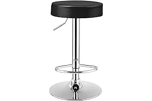COSTWAY Swivel 36 in Seat Height Bar Stools
