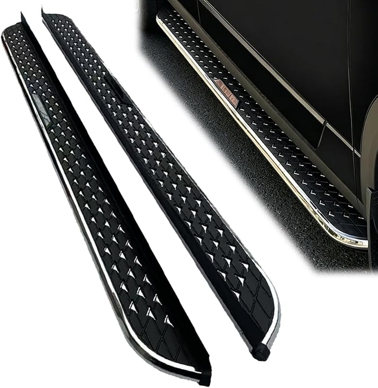 Compatible with Nissan Pathfinder 2022-2026 Running Boards Side Steps, 2PCS Nerf Bars Pedal Rails Step Boards Entry Guard, Heavy Duty Wider Step Pads(MTX)