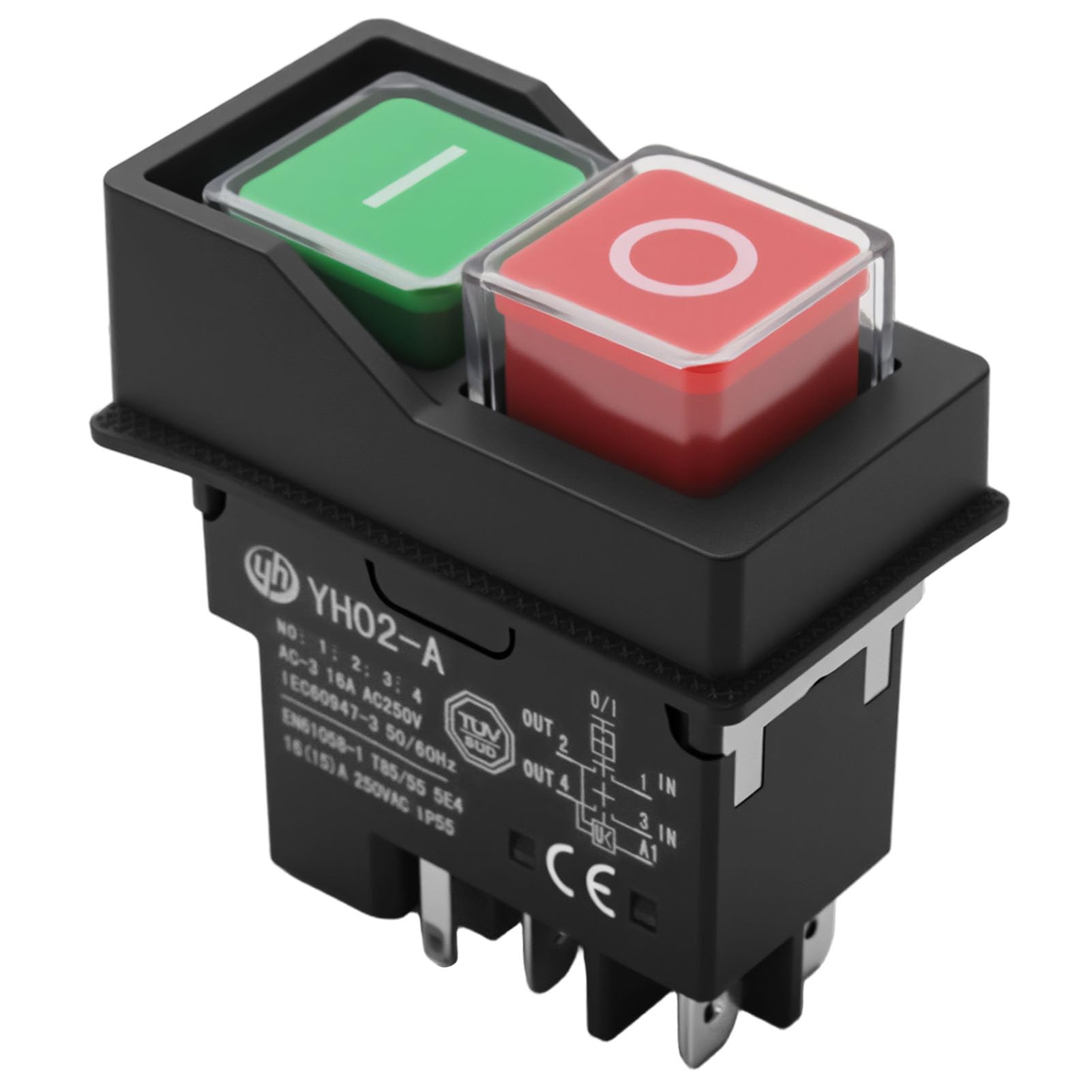 Cement Mixer Switch for Belle Minimix 240V IP55 Electric Rated