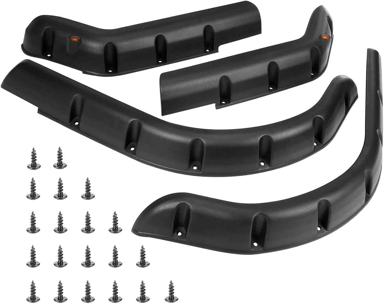 10L0L Golf Cart Fender Flares for EZGO TXT 1998-2013 Gas/Electric (Not Fits 48V Electric), with Stainless Steel Screws, Set of 4