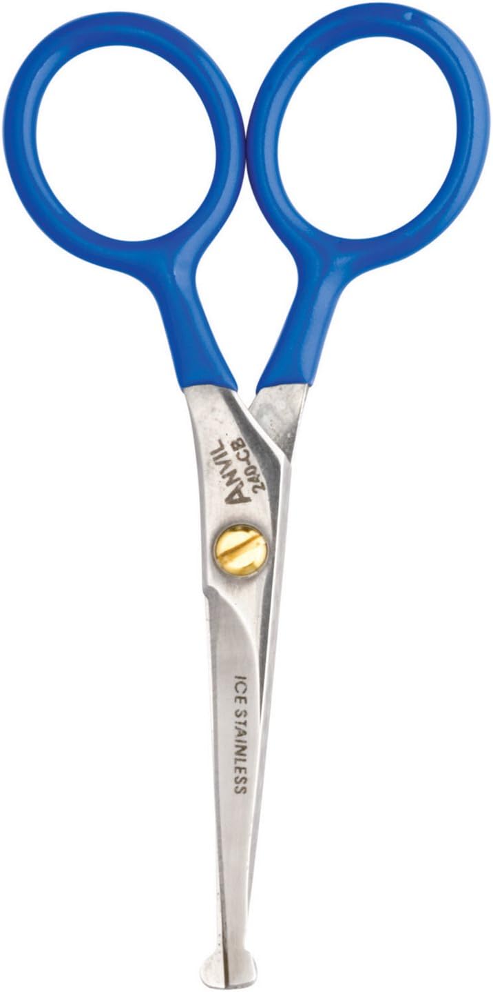 Pet Grooming Scissors Top Performance BallPoint Shears with Coated Handles