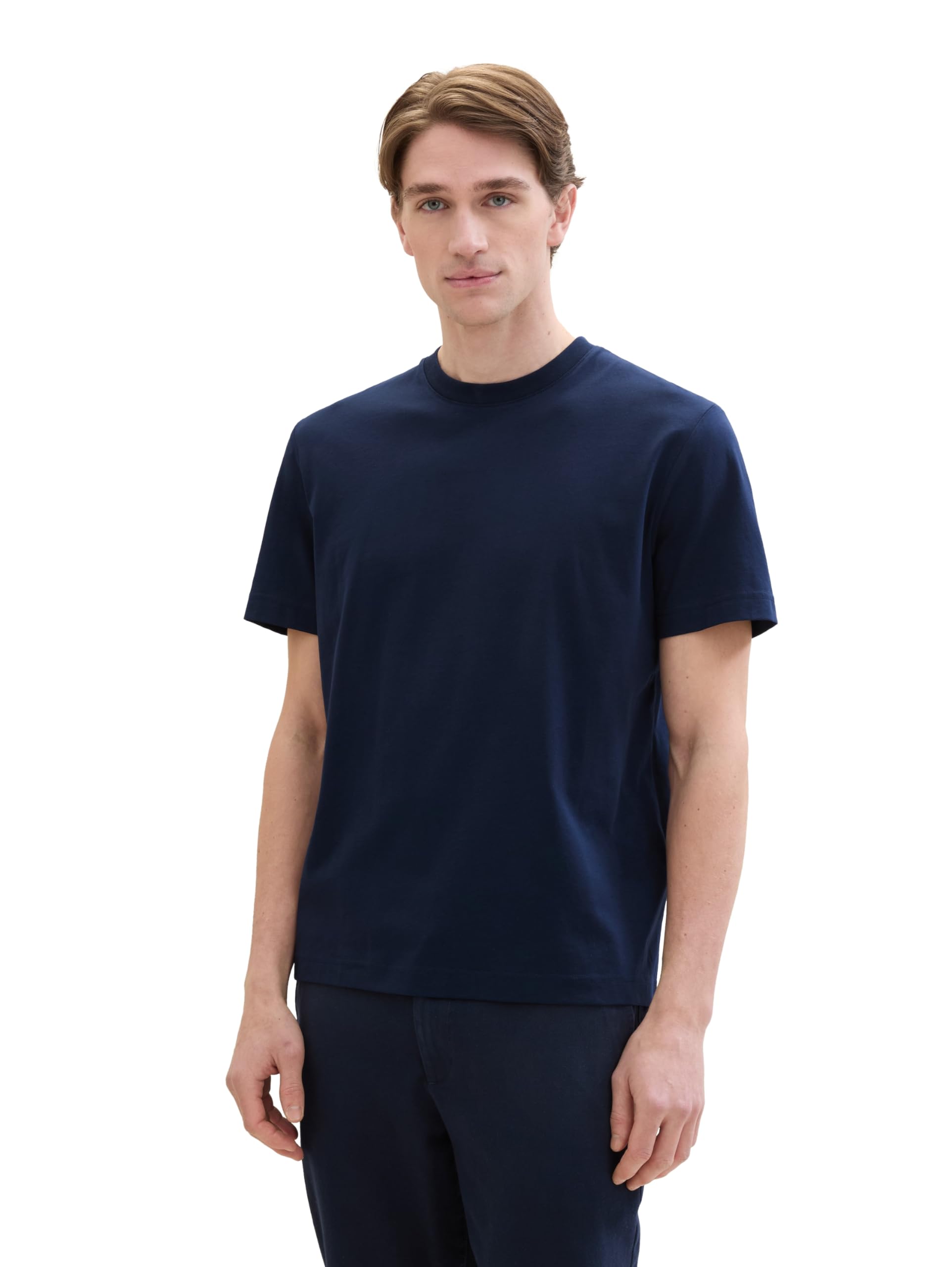 TOM TAILOR Men's Basic T-Shirt with Coolmax Technology