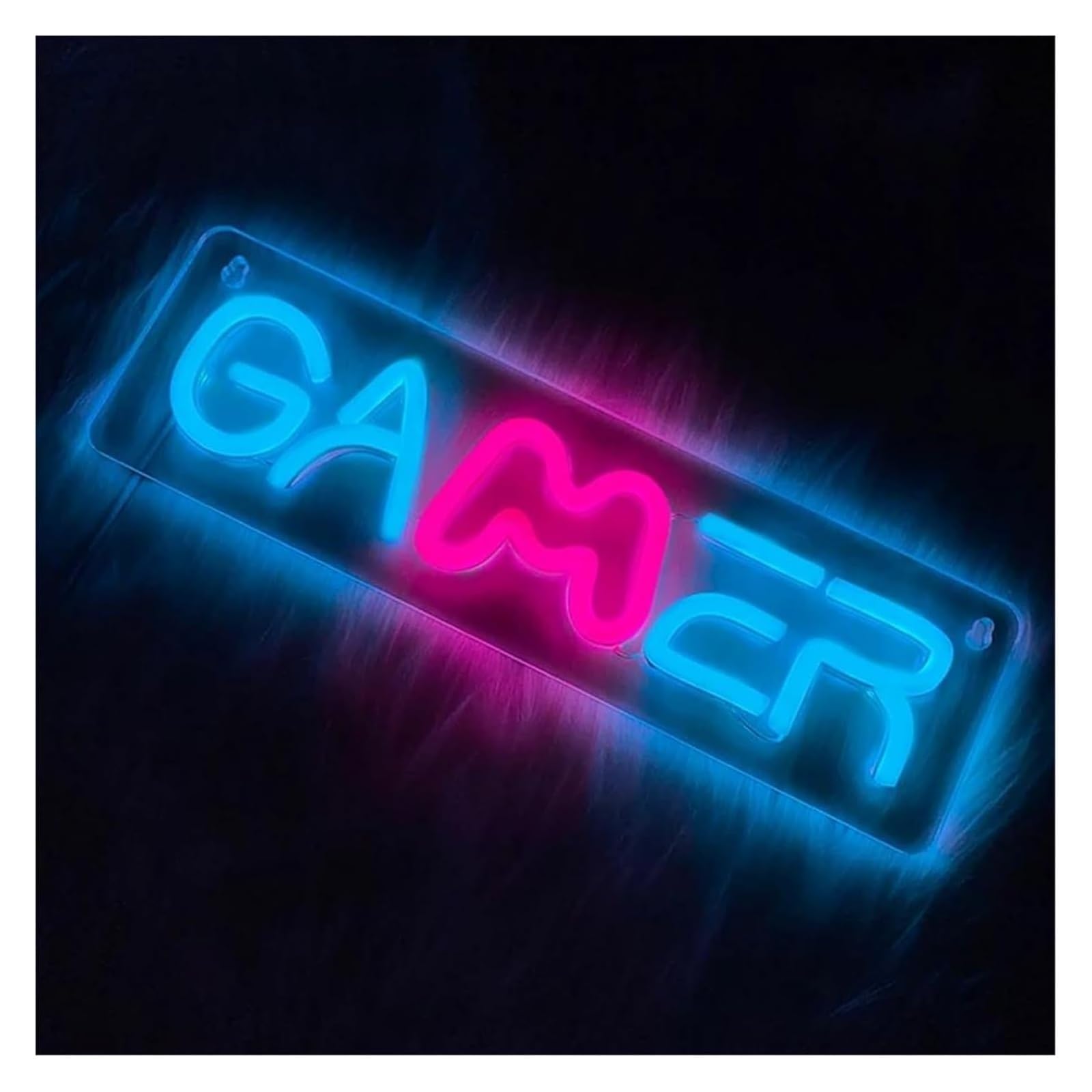 Decoración con luces de neón Decoración de para fiesta GAMER para letrero neón LED con luz regulable para habitación dormitorio sala juegos