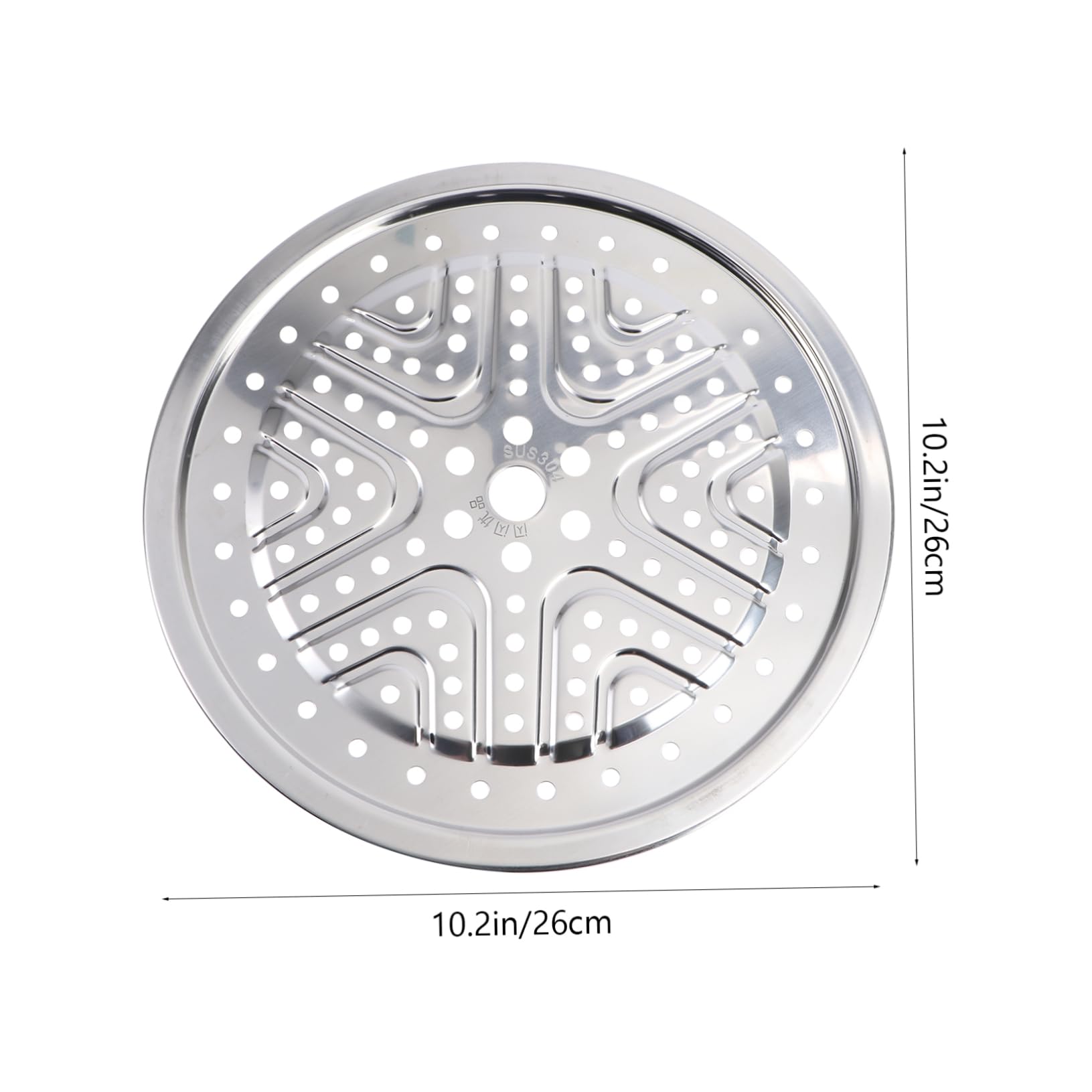 COLLBATH Non-stick Steam Canner Rack for Pressure Cooker 1-piece Stainless Steel Canning Stand for Steaming Baking Roasting Foods