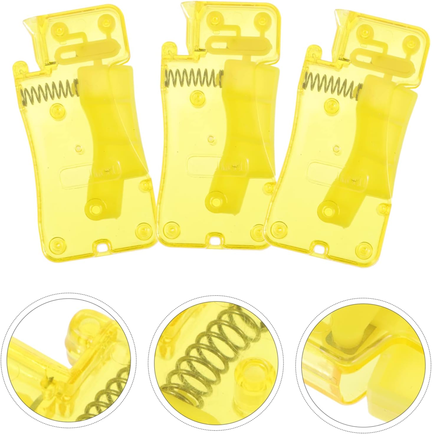 STOBOK 15pcs Needle Threading Tools for Elderly Yellow Automatic Needle Threader Easy Use Sewing Accessory for Cross Embroidery Compact Design