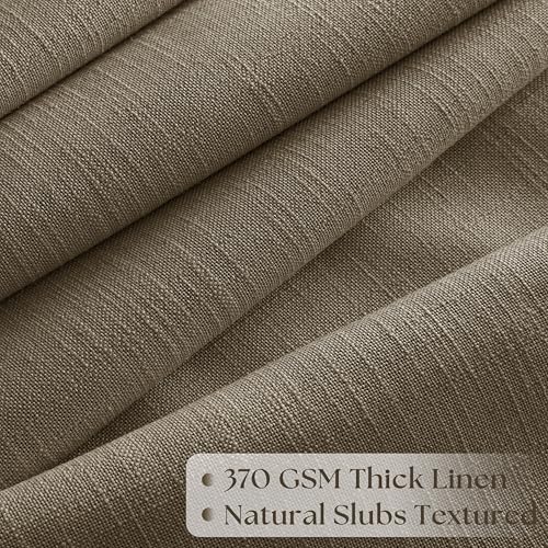 Image of 90 Inches Long 70 Inches Wide Curtains Light Brown Pinch Pleated