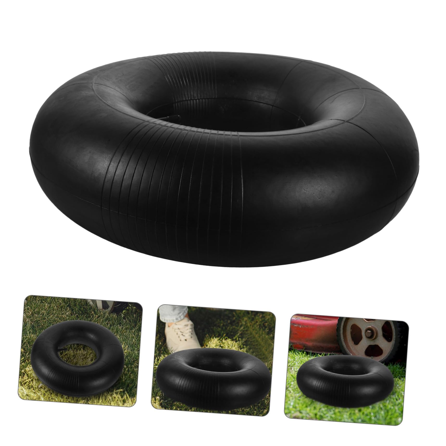2 Stück Reifenschlauch 15 X 6.00-6 aus Robustem Gummi mit Stoßdämpfung für Schubkarren Innenschläuche und Rasenmäher für Sommerferien im Garten