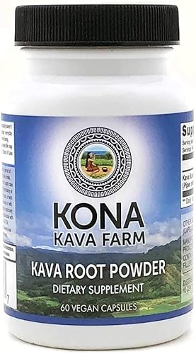 Cápsulas premium de raíz de kava Cápsulas de polvo de extracto de raíz de kava al 10% de kavalactona Suplemento de raíz de kava para relajación