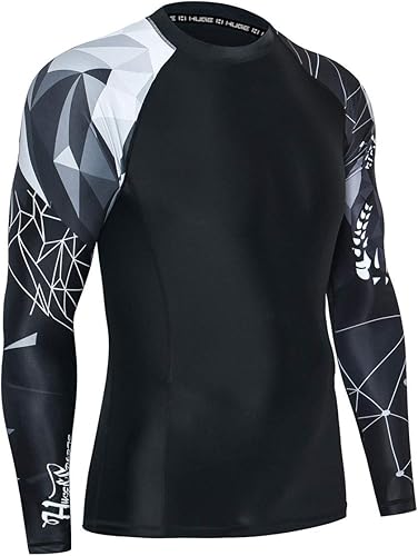 Miniatura 2 de HUGE SPORTS Serie Wildling  Camiseta de protección con protección UV, de secado rápido, con compresión