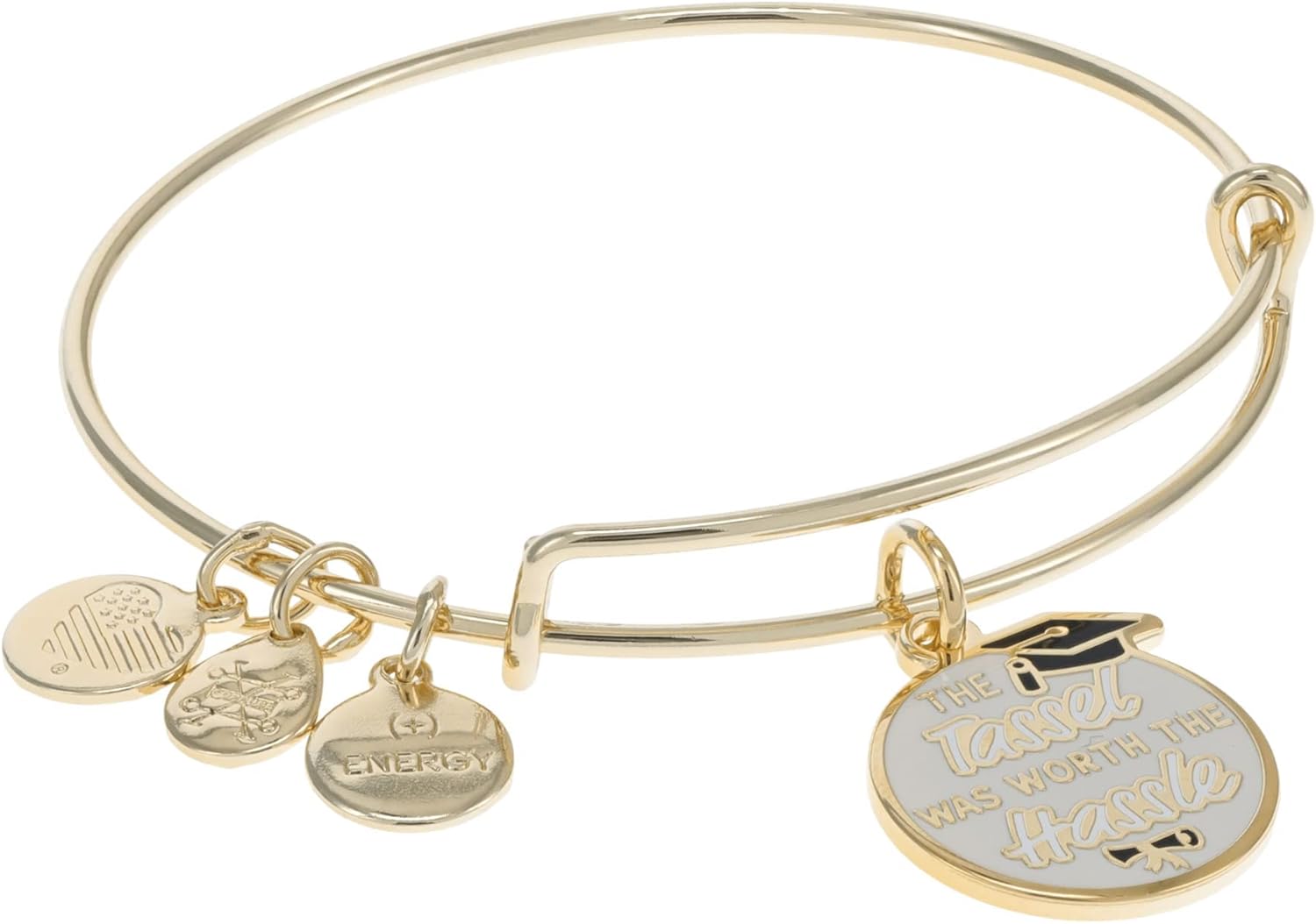 Alex and Ani The Tassel was Worth the Hassle' Graduation Charm Bangle, Gold