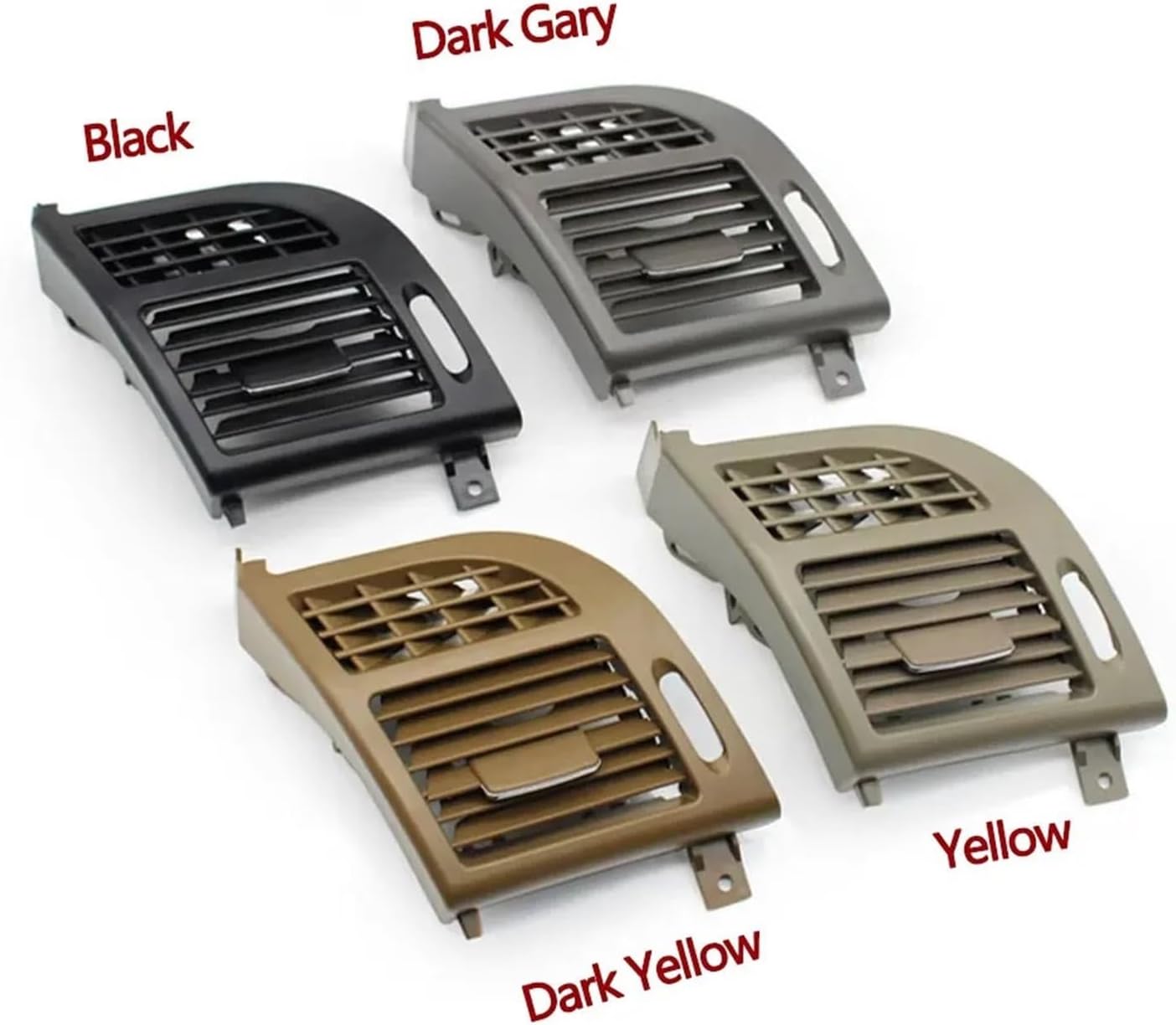 Car Front Dashboard Air Conditioning Left Right AC Vent Grille Outlet Panel Cover Compatible For Mercedes BENZ E-Class W211 2003-2008(Dark Gary Right)