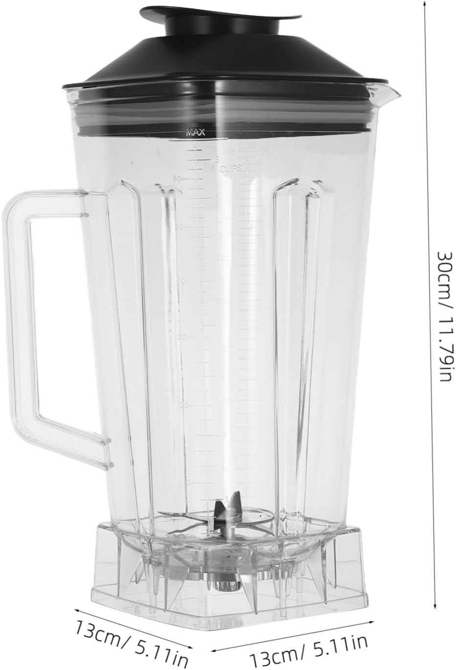 Plastic Cup for Commercial Food Processor Mixing Cups Food Processor Jug Smoothie Pitcher