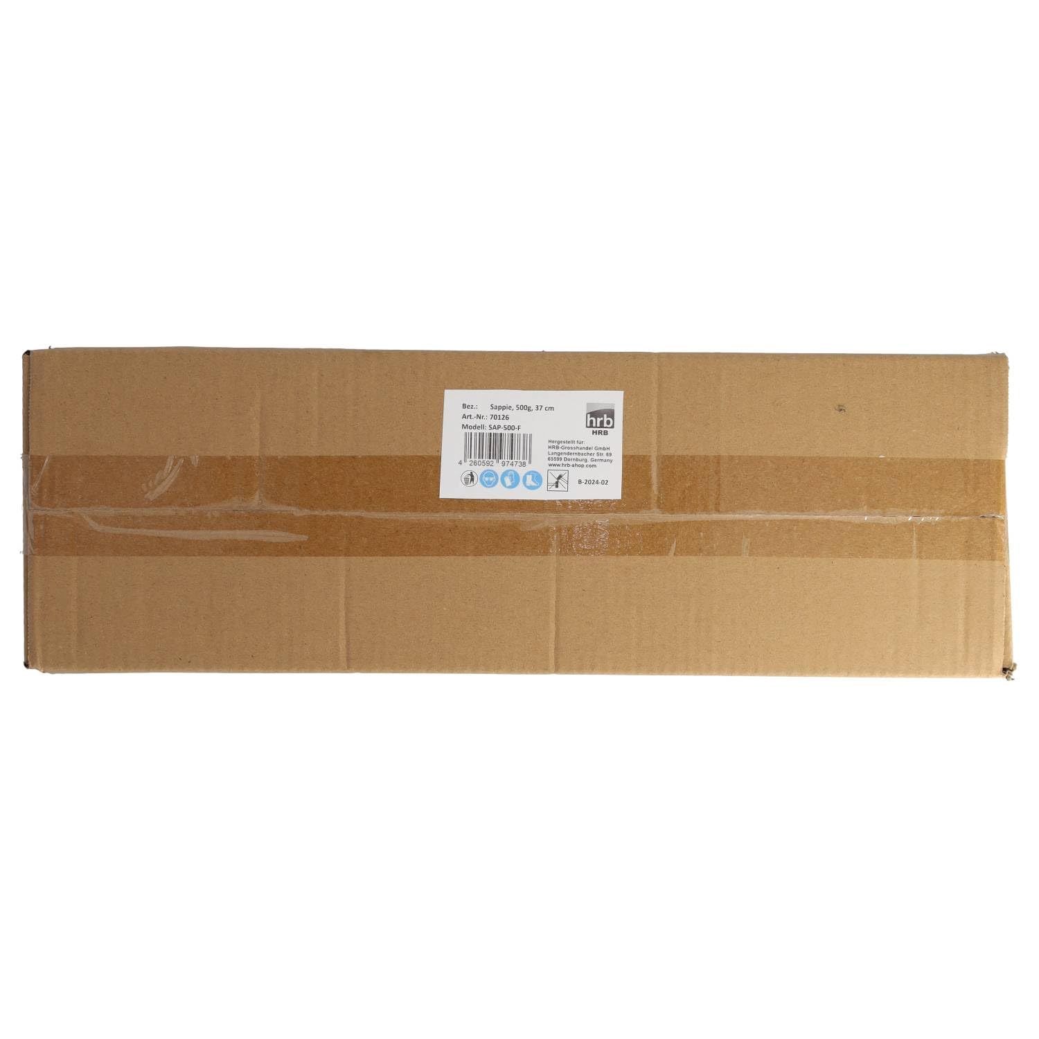 HRB Sappie Forst 37 cm mit ergonomischem Griff, Handsappie, Forst Werkzeug für effizientes Arbeiten im Wald, langlebige und robuste Holzzange für professionelle Anwendung