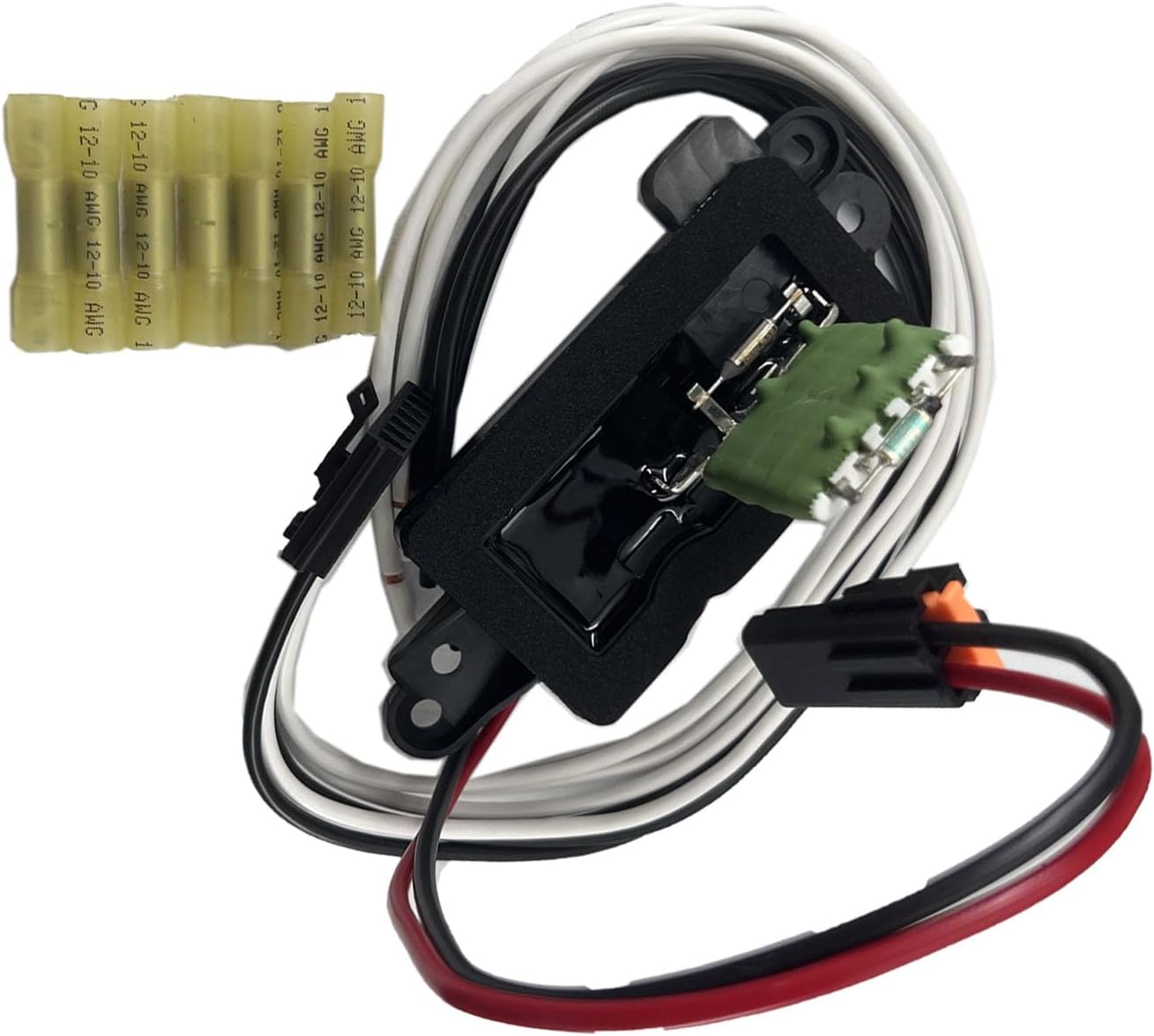 DEVMO 89019089 HVAC Blower Motor Fan Resistor Compatible with 1999-2006 Silverado Sierra 1500 2500 3500, 2000-2002 Yukon Replaces 973-004, 89018597, 22807122, RU371