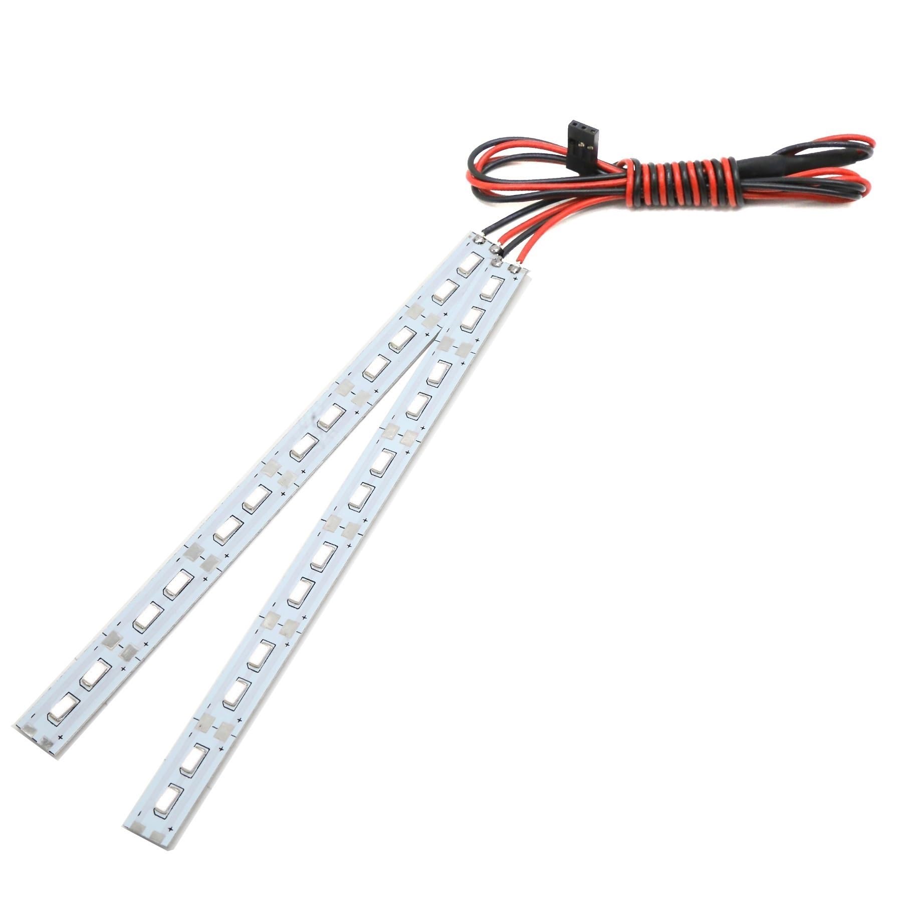 Luz deslumbrante RC con efecto flash para chasis de coche drift 1/10 4