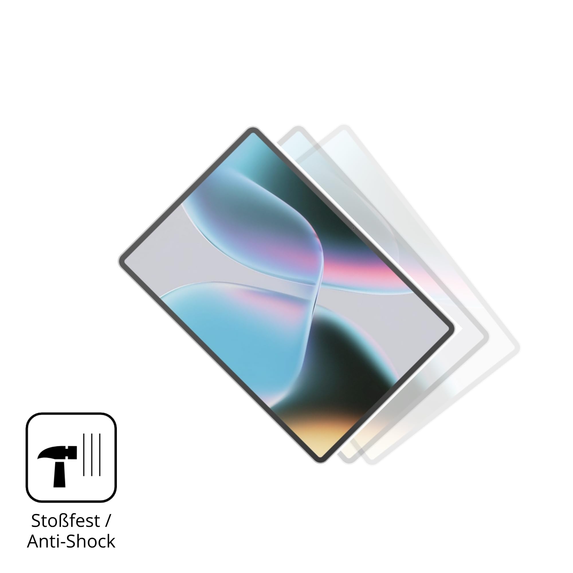 dipos 2x Pellicola Protettiva 9H opaca per Asus Pad T3201 | Antiriflesso, non si rompe e non si scheggia, non è vero vetro, Anti-Shock, antigraffio, senza bolle, autoadesiva