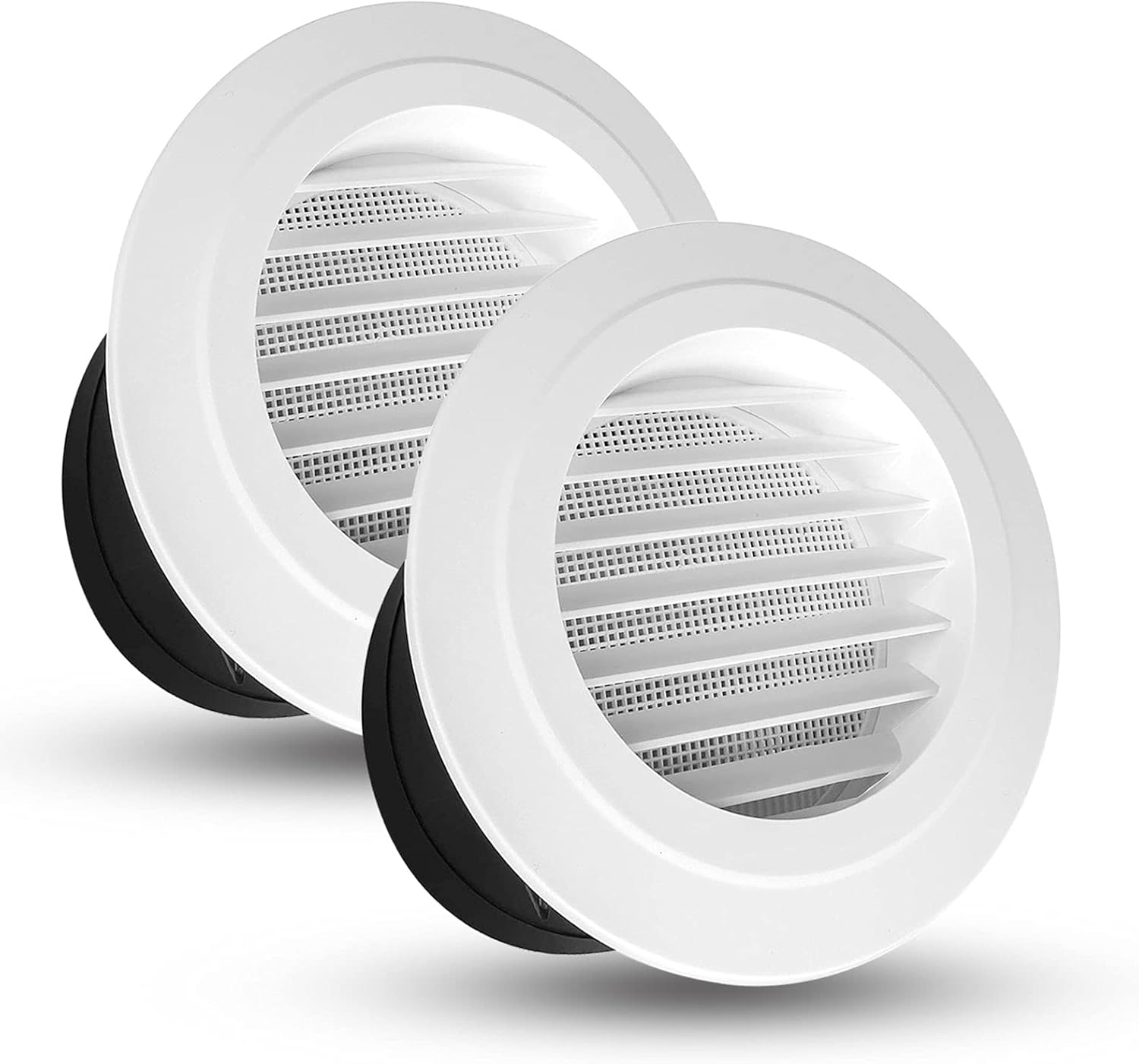 6'' Round Air Soffit Vents Cover Air Vents Louver Grille Cover with