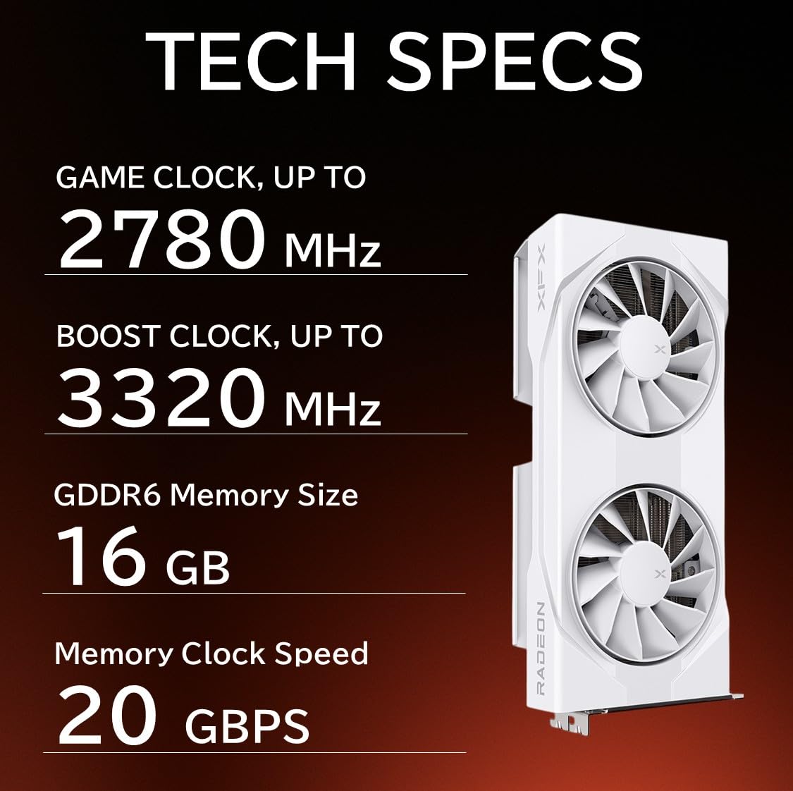 Amazon | 【ブラックパッケージ】XFX Swift AMD Radeon™ RX 9060 XT OC 