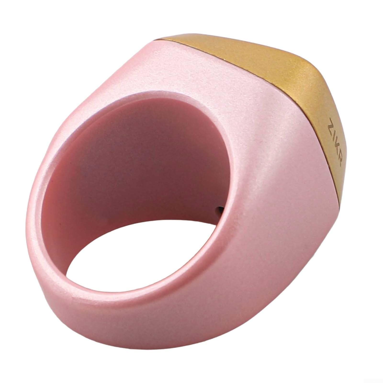 IQibla Smart Digital per anello Zikr con materiale ABS impermeabile, display per il monitoraggio del conteggio, promemoria vibrazioni e app per i tempi di preghiera (20 mm rosa)