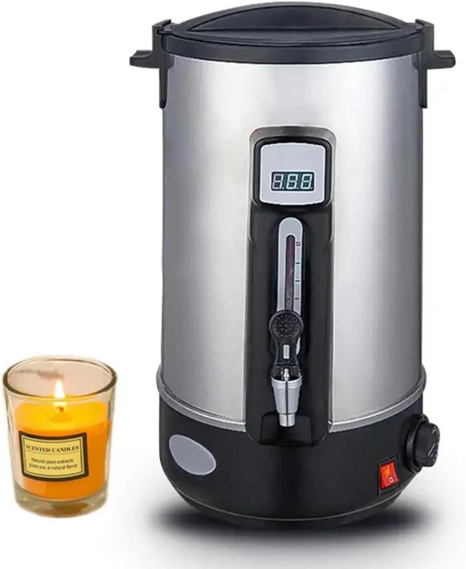 Topiarka Do Wosku Do Wyrobu Świec, Regulowana Temperatura 30-110°F, Do Wyrobu Świec Zapachowych, Zestaw Startowy Do Topienia Wosku Diy，35l