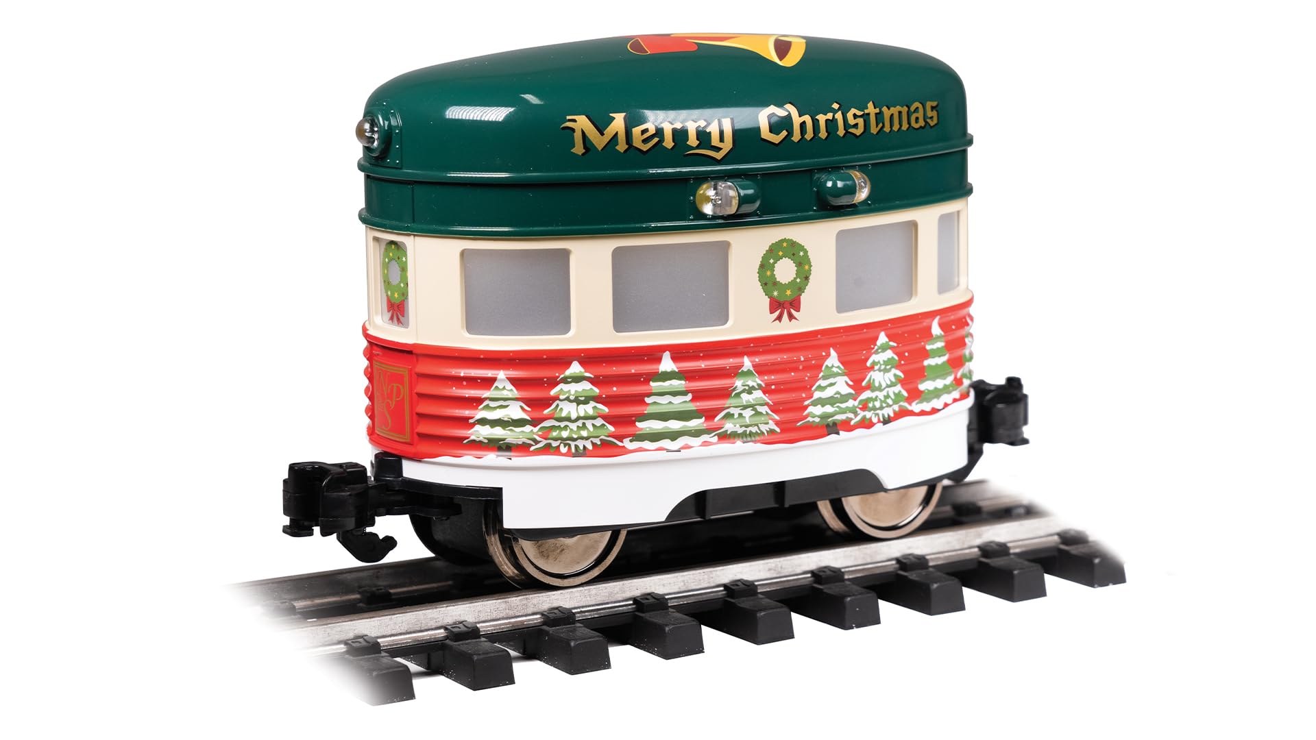Bachmann Trains - EGGLINER Powered Track Vehicle - Christmas - Christmas - Bells - Large G Scale