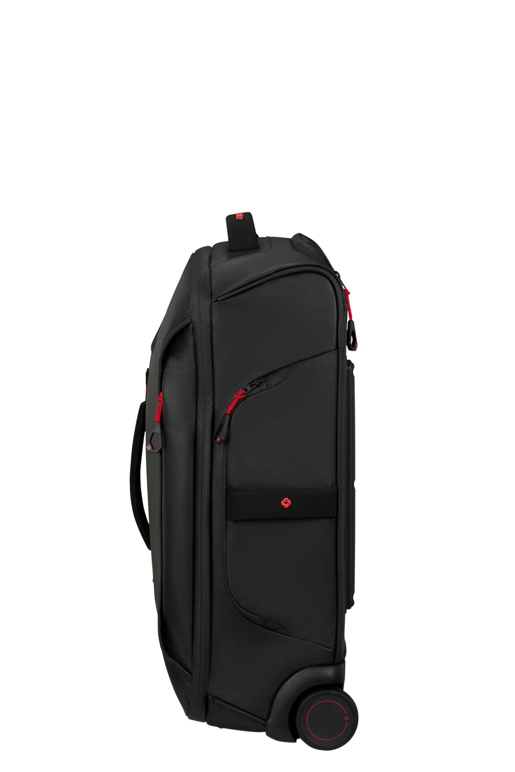 Samsonite Paradiver Light - Bolsa de Viaje con Ruedas (55 cm), Small, Equipaje de Mano, Repelente al Agua, Ligero, 48,5L, Negro (Black)