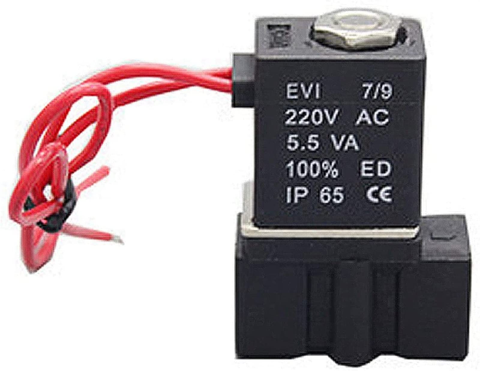 Vanne pneumatique eau huile air DN6 DN8 compatible 24V 220V pour tuyauterie industrielle G/NPT