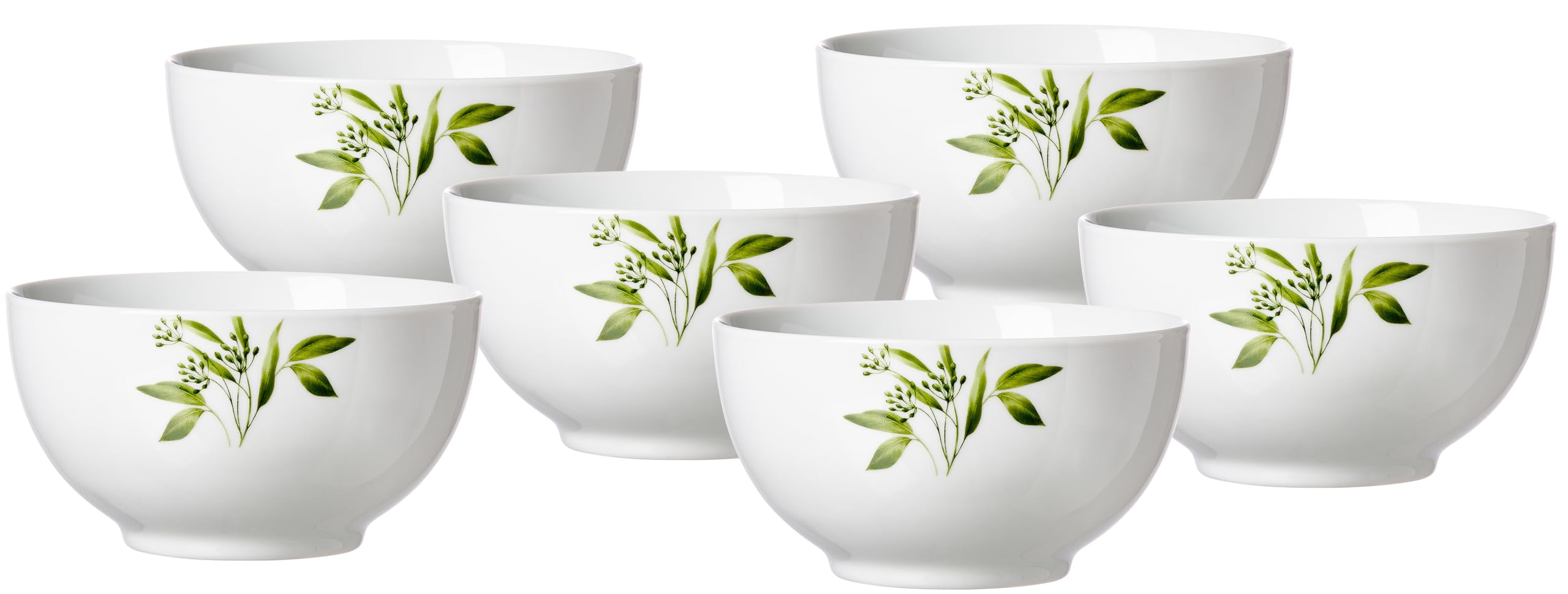 Ritzenhoff & Breker Müslischalen-Set Evora, 6-teilig, Porzellan, Weiß