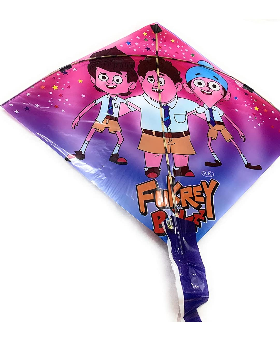 IMTION® (Kite 10 Pieces Plastic Kite patang) Large Size Multi Color, Indian Kite, Plastic Sheet Sky Kites Panni patang