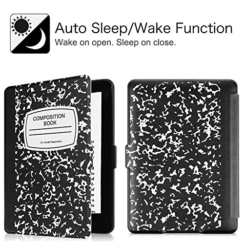 Fintie Slimshell Composition B Kindle Paperwhite Case #TOP22