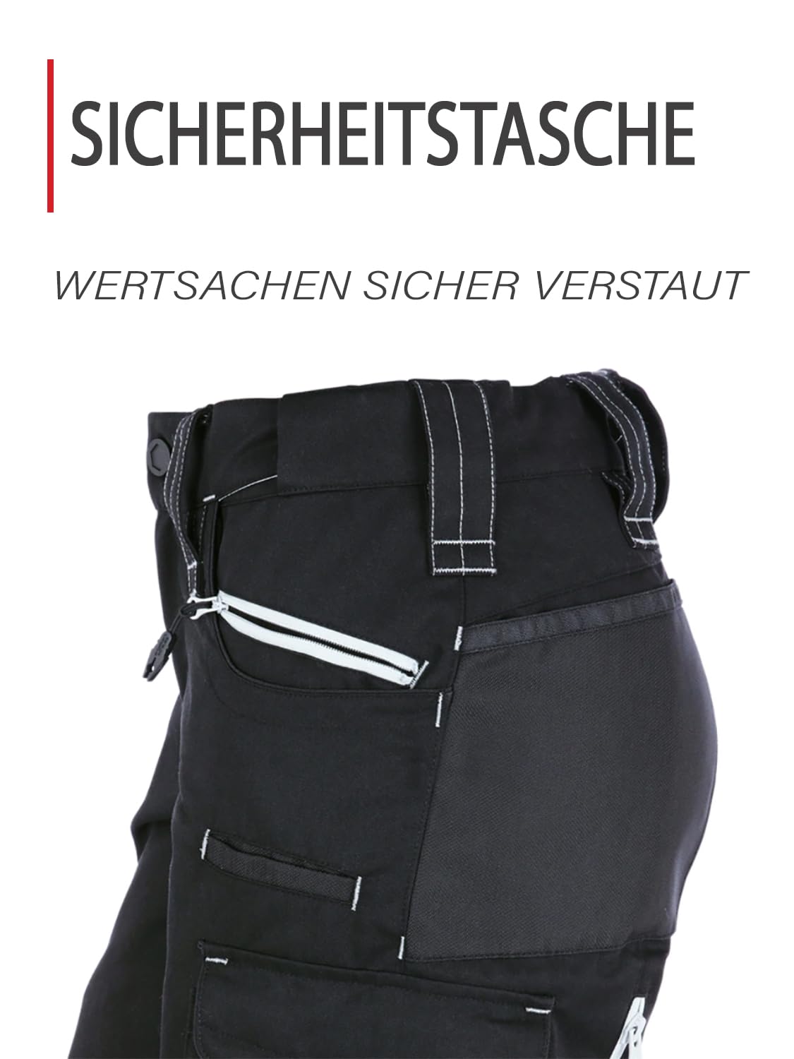 engelbert Strauss 65561 Bundhose e.s.Motion 2020 schwarz/Platin Größe 52