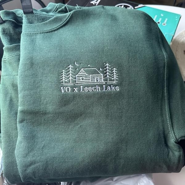 Noni Custom Embroidered Logo Sweatshirt, Personalized Company Text and Icon Embroidered Sweatshirt Hoodie, Your Business Or Brand Logo, Your Design Here, Company Logo Gifts2